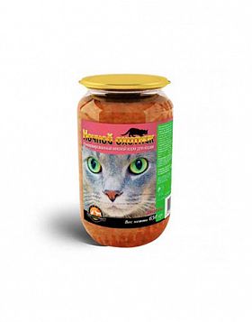 Puffins (Ночной охотник) консервы для кошек (ЯГНЕНОК) стекло