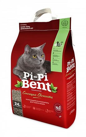 Наполнитель Pi-Pi-Bent Сенсация свежести комкующийся для кошек