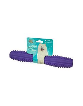 Игрушка для собак Зооник Палка литая с шипами пластикат фиолетовая