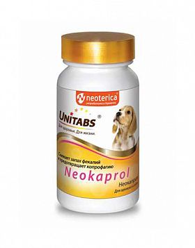 Unitabs Neokarpol витаминная добавка для щенков и собак для нормализации пищеварения 