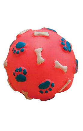 Игрушка для собак Зооник Мяч с лапками и косточками 