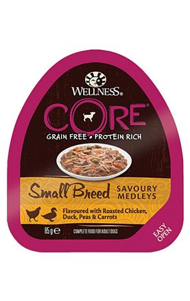 Wellness CORE SMALL BREED консервы для собак мелких пород (КУРИЦА-УТКА)