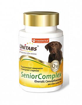 Unitabs Q10 Витамины для собак старше 7 лет (ЕЖЕДНЕВНЫЙ) 