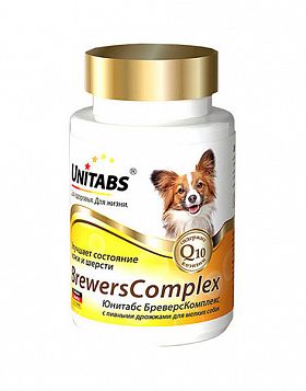 Витамины Unitabs Q10 для собак мелких пород (ЕЖЕДНЕВНЫЙ) 