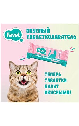 Лакомство для кошек Favet Вкусный таблеткодаватель 