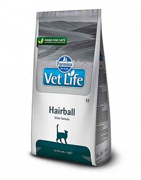 Farmina Vet Life Cat Hairball сухой корм для выведения шерсти у кошек