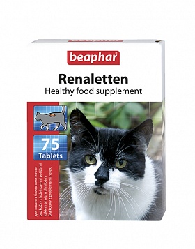 Beaphar Кормовая добавка Renaletten для кошек с почечными проблемами