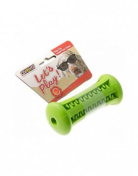 Игрушка для собак Aveva резиновая с отверстием Валик большая 