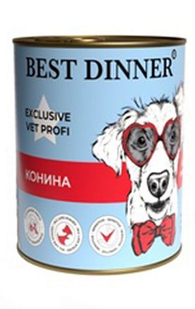 Best Dinner Exclusive Vet Profi Gastro Intestinal  консервы для собак с чувствительным пищеварением (Конина)