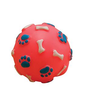 Игрушка для собак Зооник Мяч с лапками и косточками 